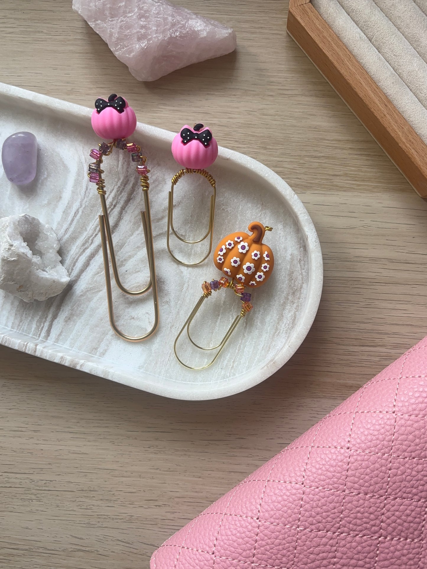 Pretty Pumpkin Binder Charm