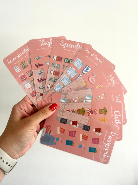 Travel Savings Challenges | Cash Stuffing