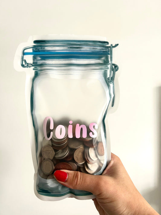 Flat Coin Jar
