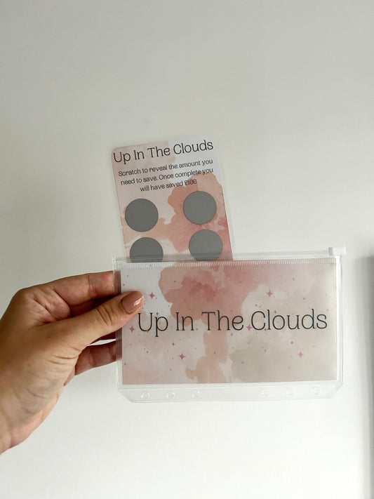 Up In The Clouds Scratch Off Savings Challeneg| Cash Stuffing