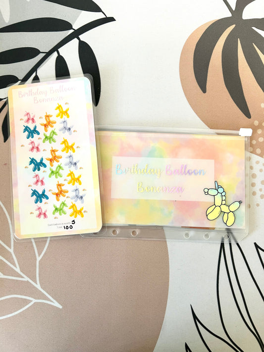 Birthday Balloon Bonanza Savings Challenge